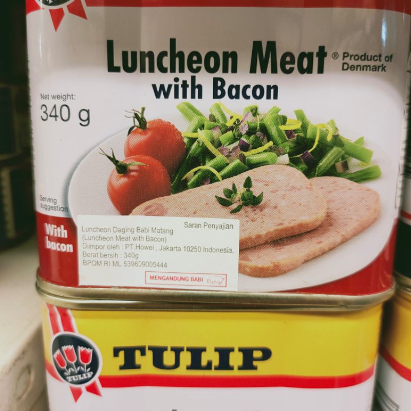 

TULIP LUNCHEON MEAT with BACON 340gram