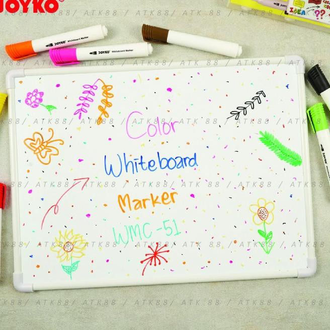 

Ready-256 Spidol Whiteboard 12 Warna Joyko WMC-51