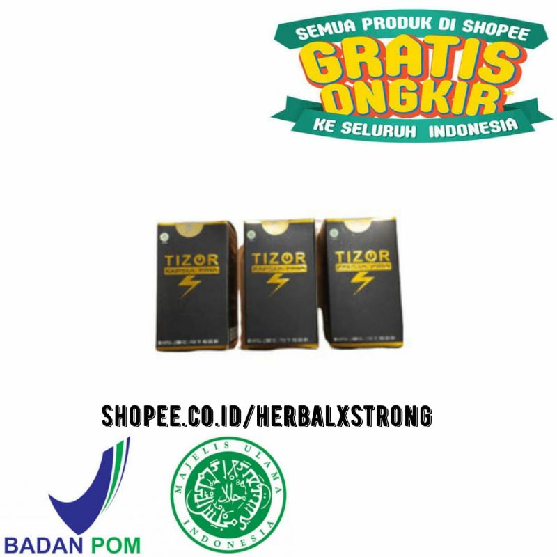 Tizor Capsule Pria Obat Herbal Asli BPOM