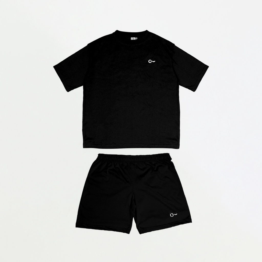 John &amp; Jill Oversize Short Sleeve &amp; Short Pants - Basic Set_