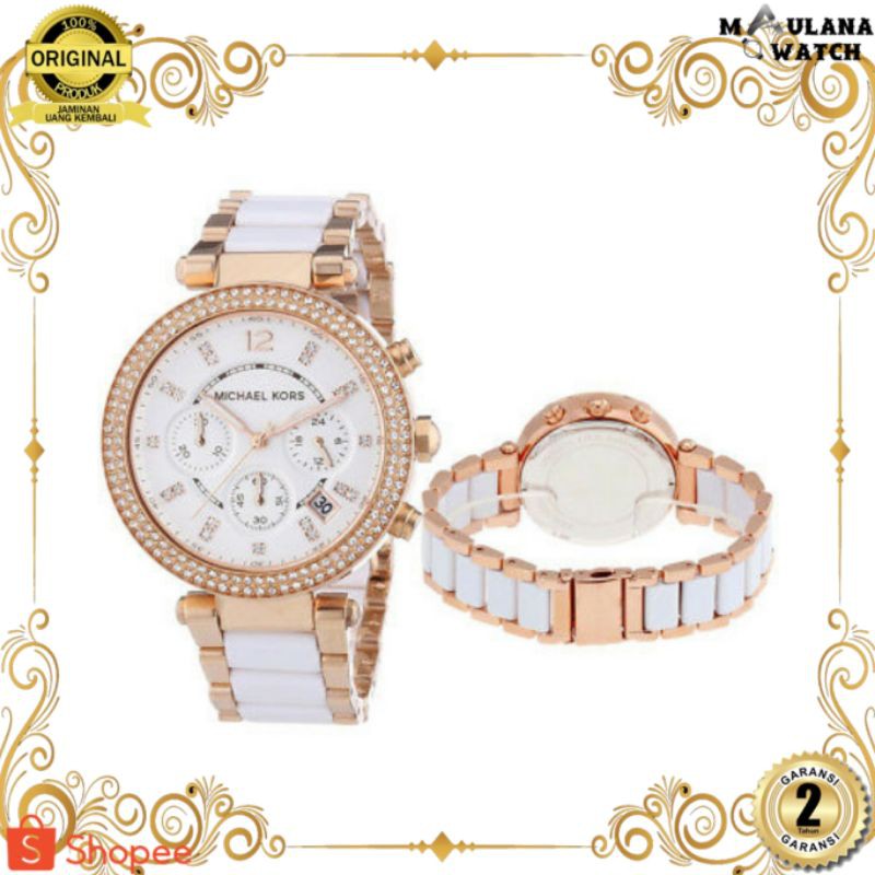 JAM TANGAN PRIA WANITA | RANTAI | KULIT | KARET | MURAH | WANITA [MICHAEL KORS MK 5774] ORIGINAL