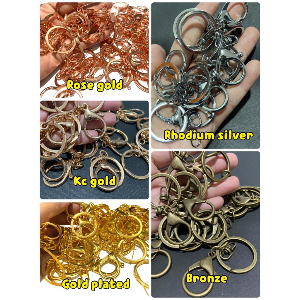 Clasp ukuran besar lobster keychain gantungan kunci clasp bronze kokot udang