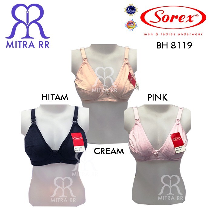 BH / Bra Menyusui Sorex 8119 Tanpa Busa / Nursing Bra Sorex