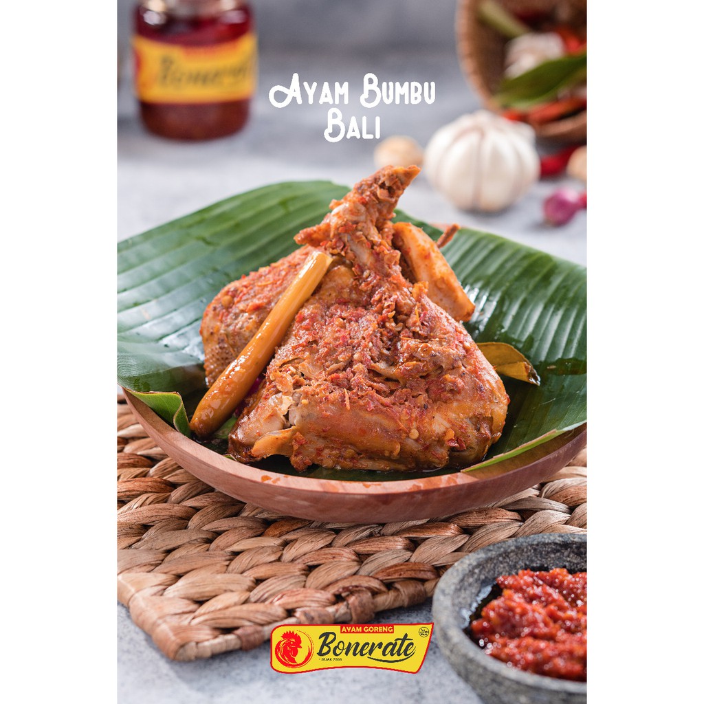 

Ayam Bumbu Bali (Sedikit Pedas, Gurih) AGB - Ayam Goreng Bonerate