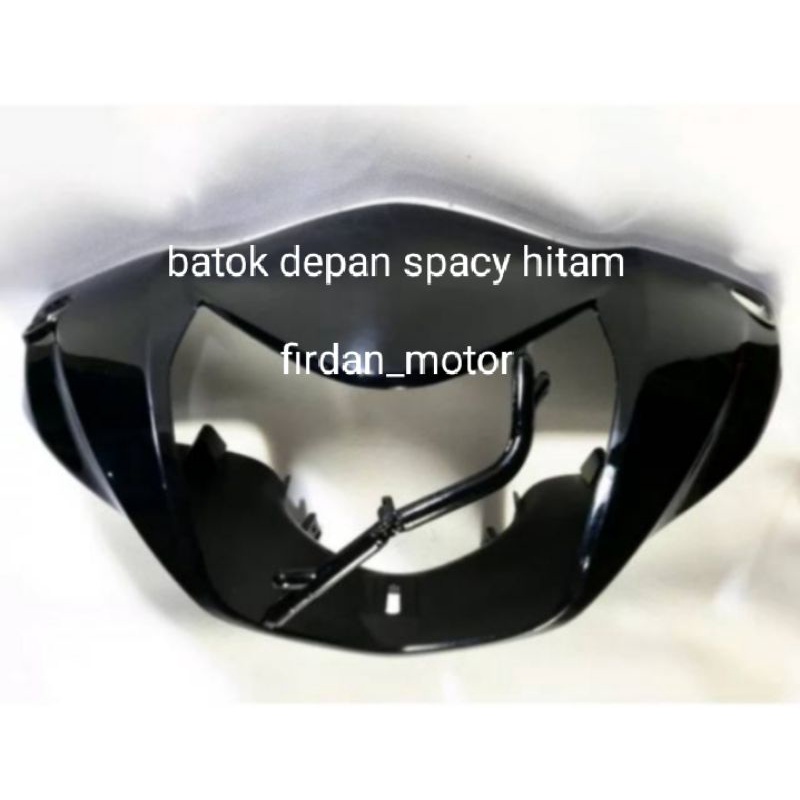 batok lampu depan spacy hitam