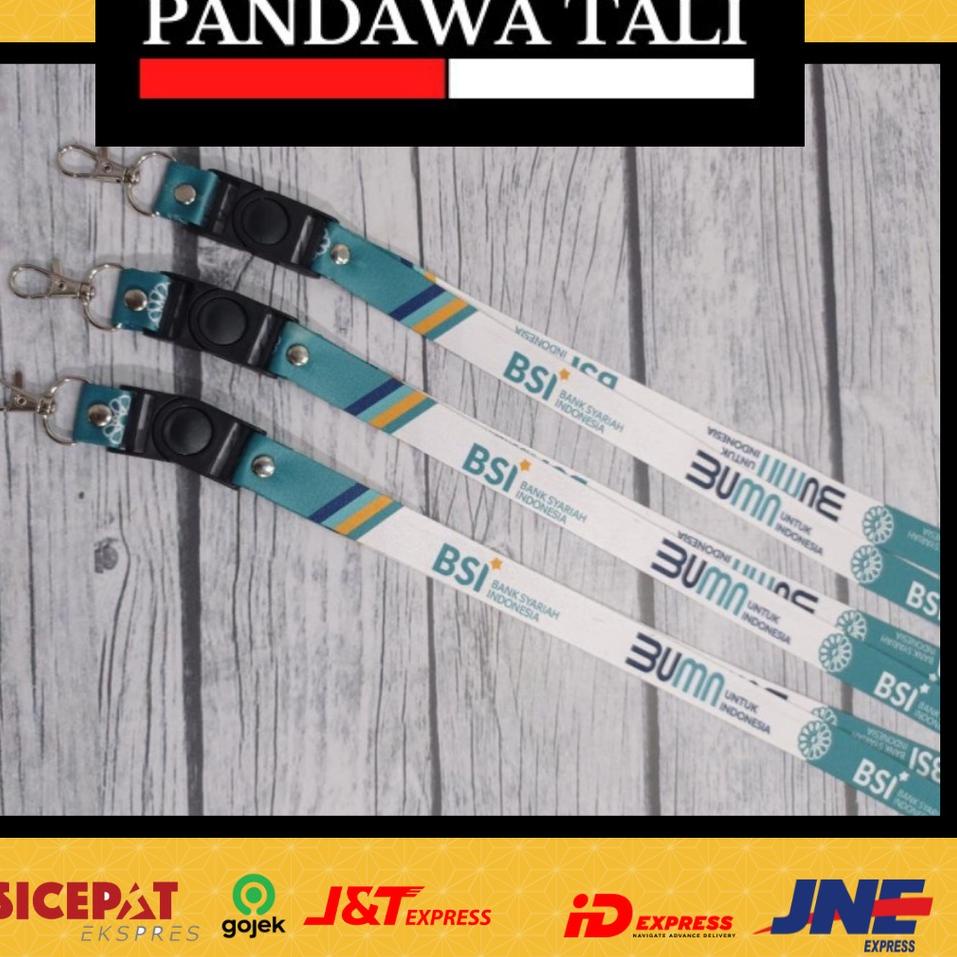 

➤ Lanyard BSI BUMN PUTIH HIJAU/Lanyar BUMN BSI Bank Syariah Indonesia/Pandawa Tali Surabaya ヽ