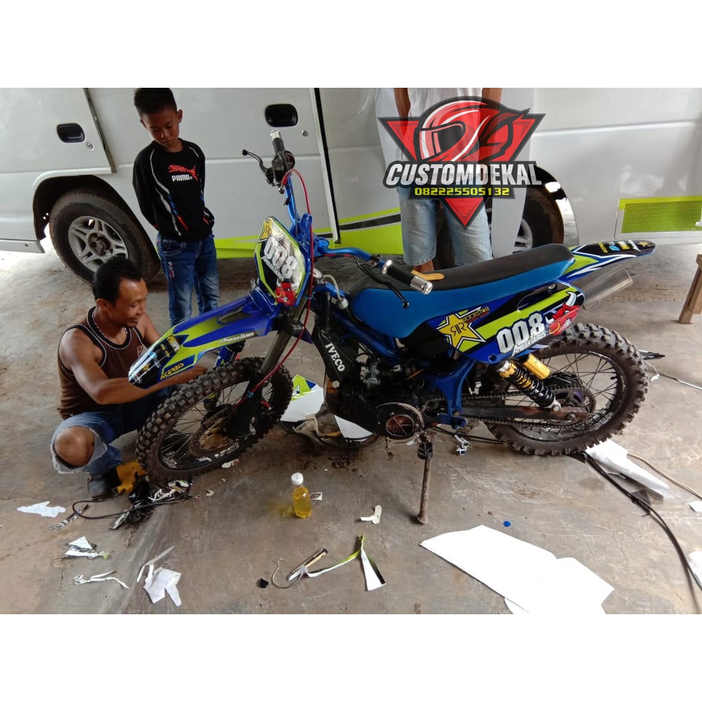 781 Dekal Decal Motor Yz 85 Lama Stiker Sticker Striping Body