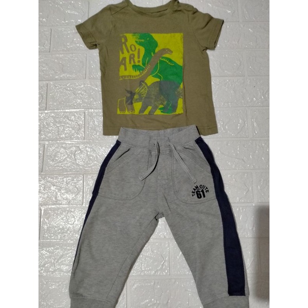 Preloved Set Mothercare 2in1 Preloved Kaos Mothercare Baby Preloved Celana Jogger Mothercare Baby Pr