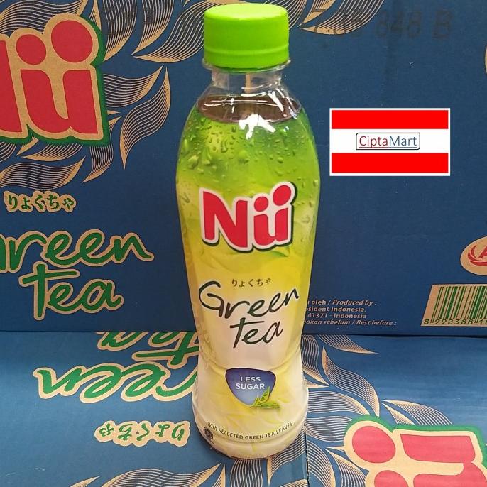 

[ COD ] Nu Green Tea Less Sugar 24 x 450 ml CUCI GUDANG Kode 707