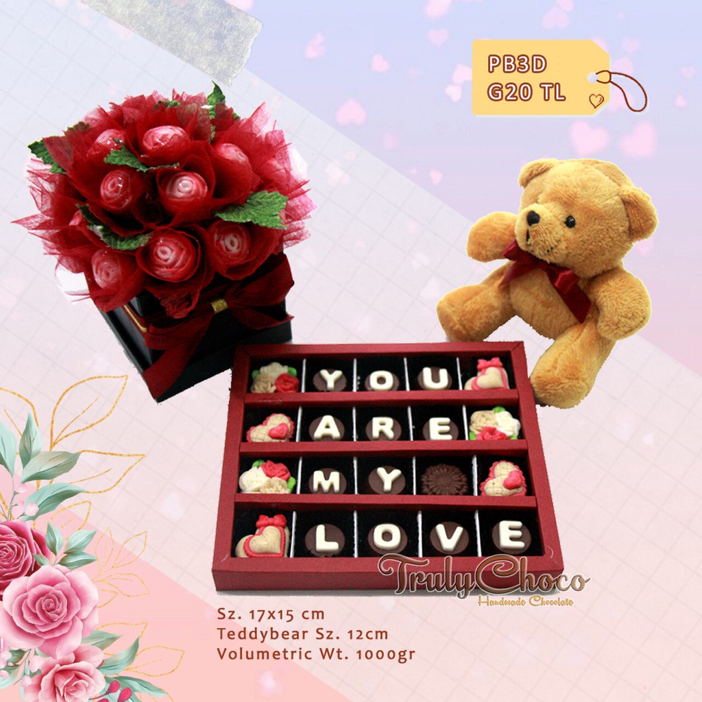 

Trulychcoo - Paket Coklat buket dan boneka