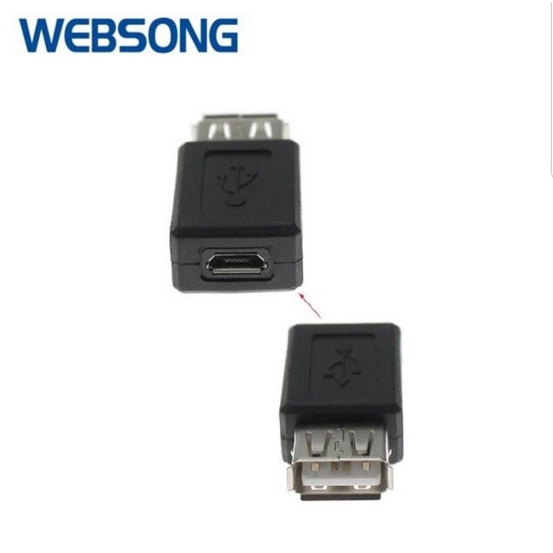 Connector USB Female to USB Micro Female websong