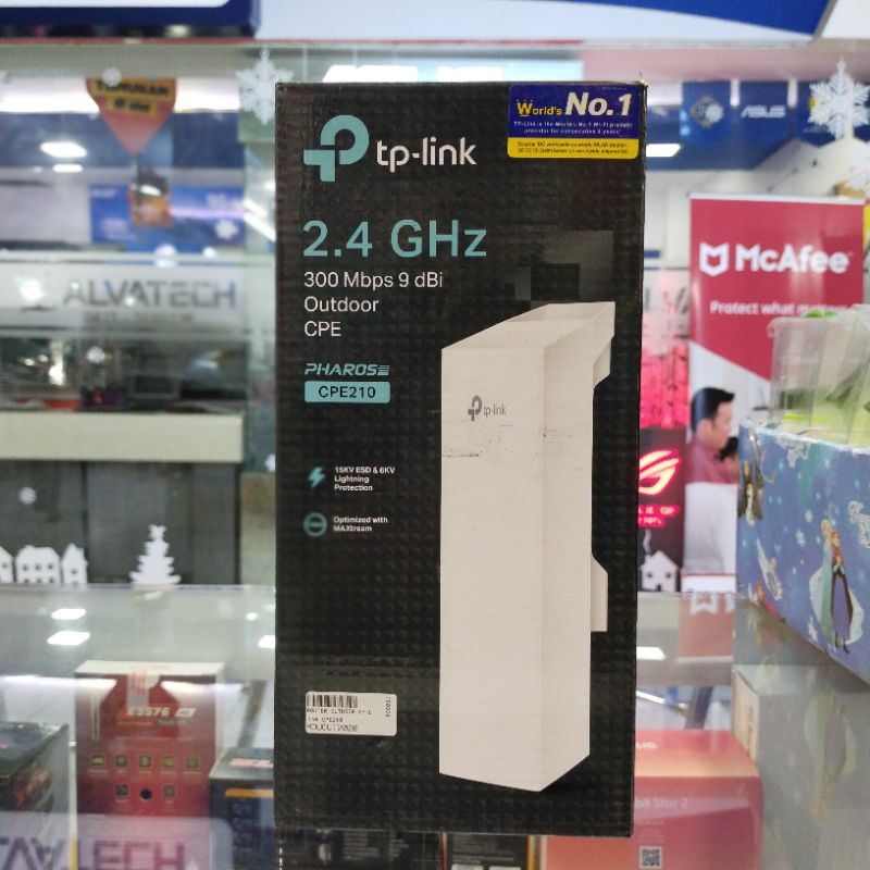 ACCESS POINT TP-LINK CPE-210 OUTDOOR 300MBPS