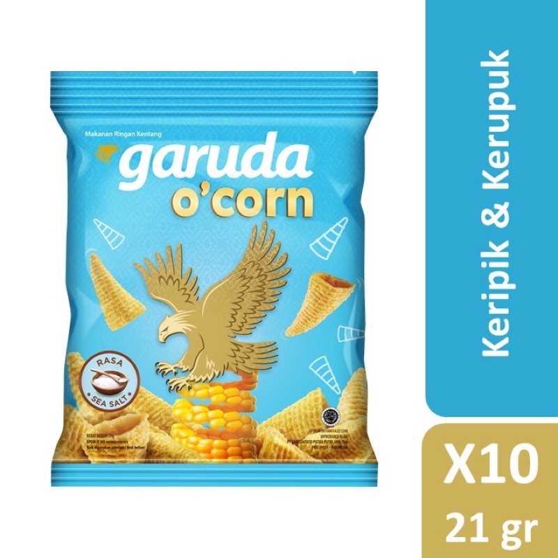

Garuda Ocorn Sea Salt 21 gr 10pcs (1renteng)