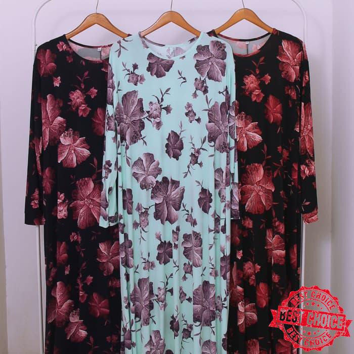 Baju Muslim Terbaru Baju Gamis Wanita Gamis Jersey 5L Gamis Jumbo 98