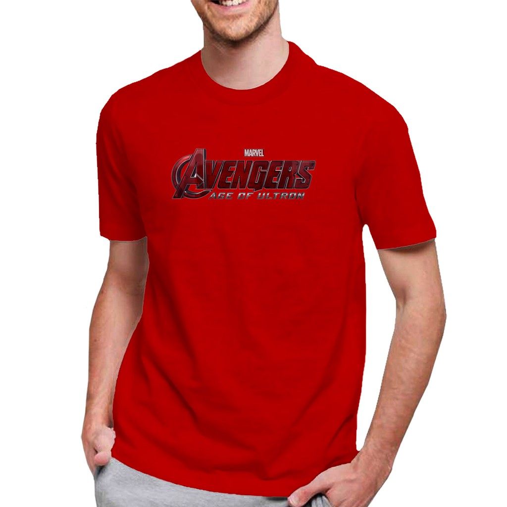 Baju Kaos Pria T-Shirt AVENGERS Baju Kaos Pria / Wanita Bahan Catton 100%