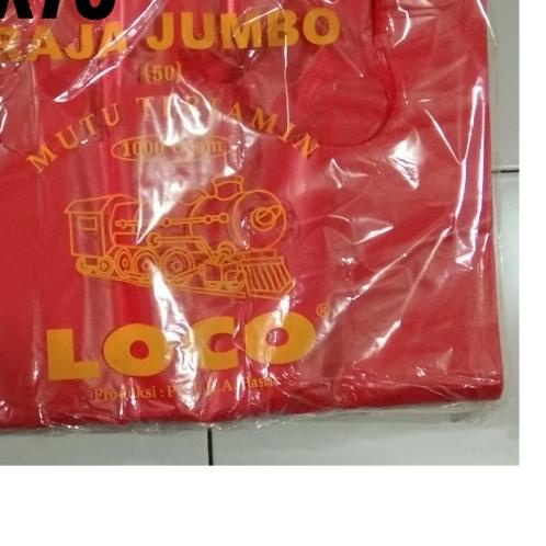

Kantong Palstik Loco Merah Raja Jumbo ukuran 50x75