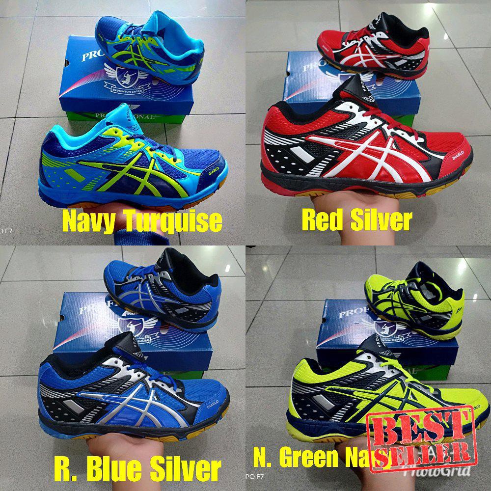 sepatu badminton PROFESIONAL ALIGATOR sepatu volly PROFESIONAL Baru 