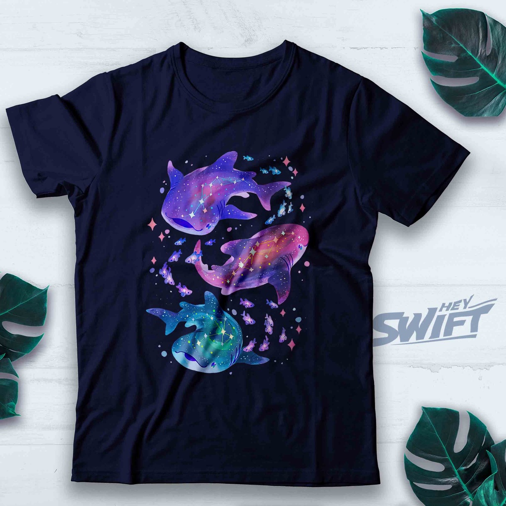 KAOS COSMIC WHALE CLASSIC TSHIRT BAJU DISTRO