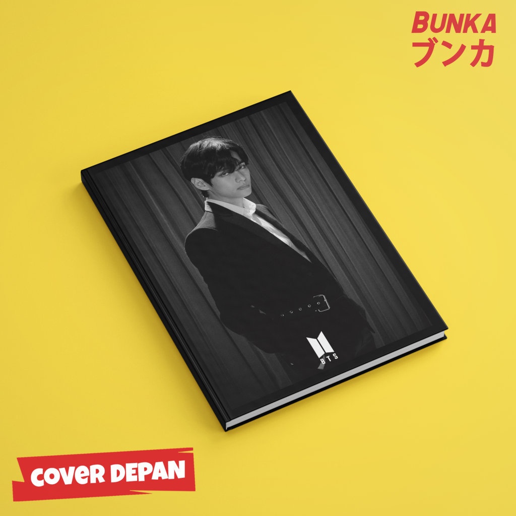 

Notebook KPOP BTS Black V Hardcover A5 Buku Tulis Catatan Notes Agenda Planner Jurnal
