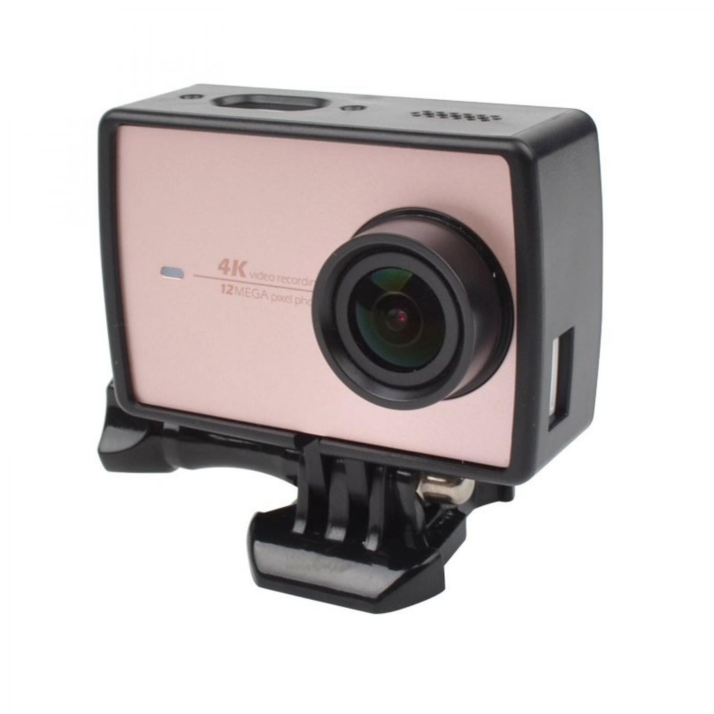 Plastic Protective Side Frame Case Xiaomi Yi CT 09 Anti Gores Pelindung Action Camera Aman Dipakai