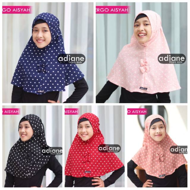 Bergo aisyah  by adiane / hijab anak