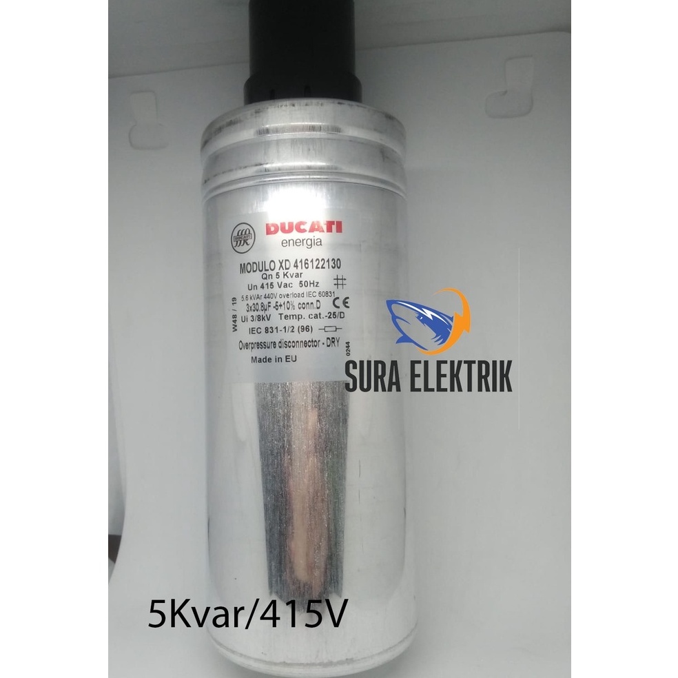 Kapasitor 5 KVAR 3P 415V Ducati