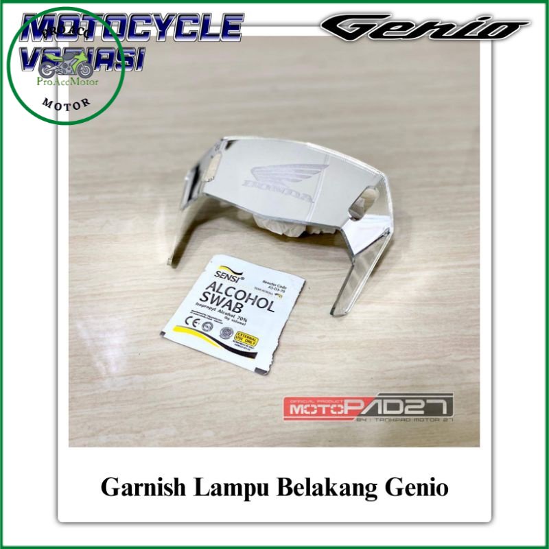 Garnish Lampu Belakang Genio Garnis Cover Lampu Belakang Honda Genio (bisa cod)