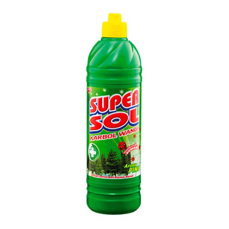 Super Sol Karbol Wangi Pine Bunuh Kuman Kemasan Botol 450 