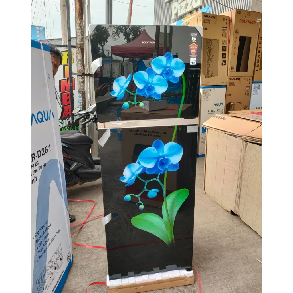 POLYTRON PRW29MO KULKAS 2 PINTU 260 LITER