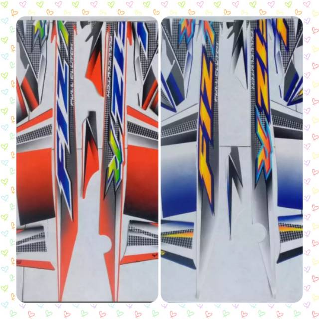Stiker Striping Motor Lis Les Body Motor Fiz R 2004
