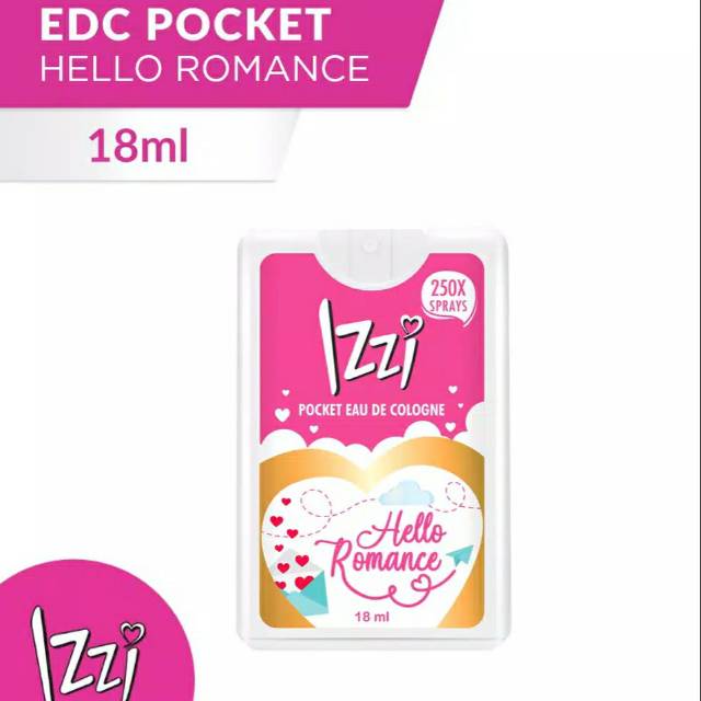 Parfum Saku Izzi Pocket EDC Hello Romance ( 18mL )