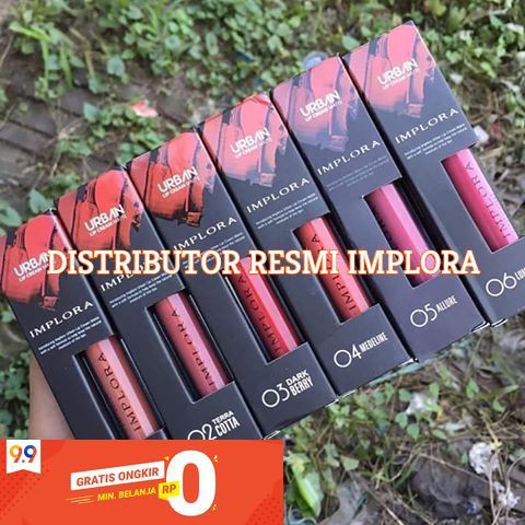 Implora Urban Lip Cream Asli Resmi Bpom Halal Shopee Indonesia Lipstik implora halal atau tidak