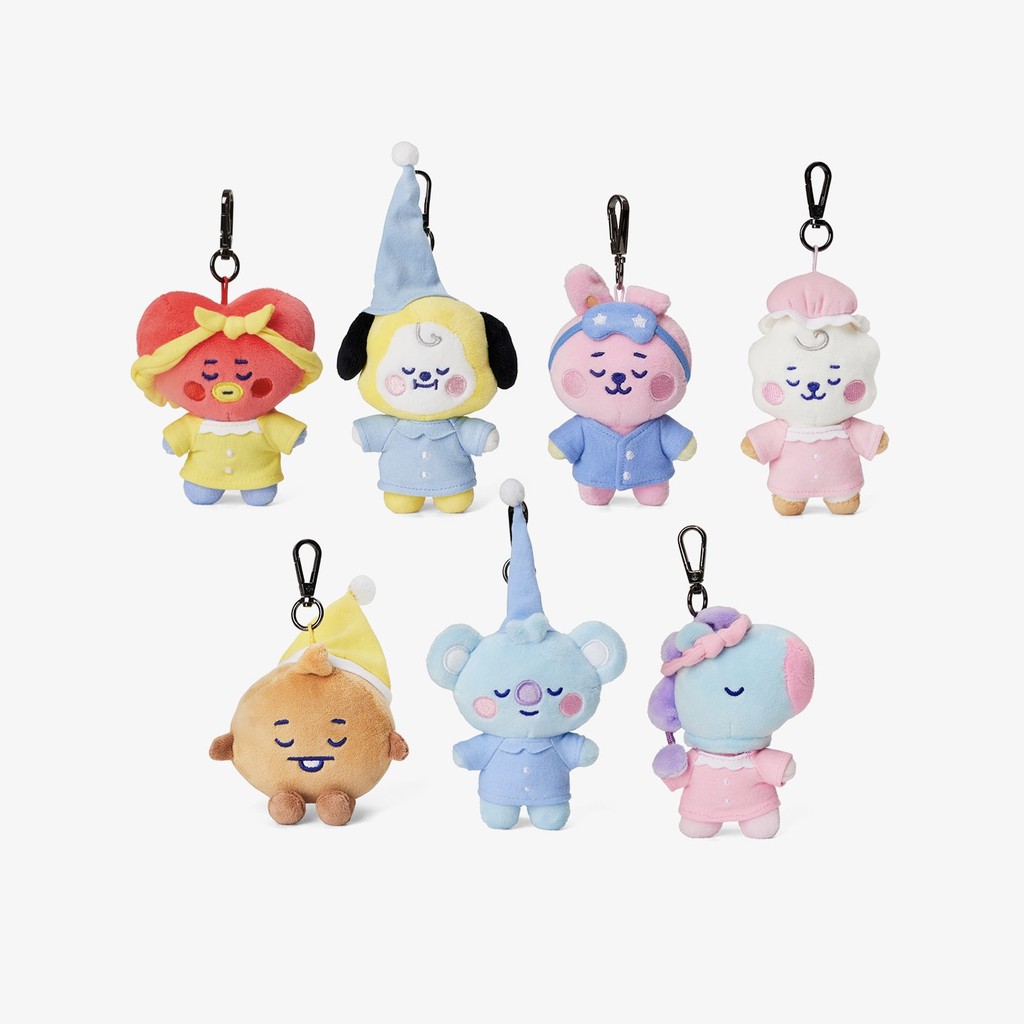 [READY STOCK] BT21 Pajama Doll Keyring Bagcharm Dream of Baby