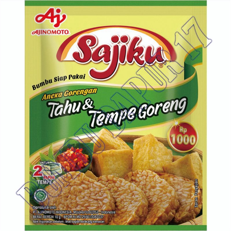 

2 Renceng Sajiku Bumbu Siap Pakai Tahu & Tempe Goreng