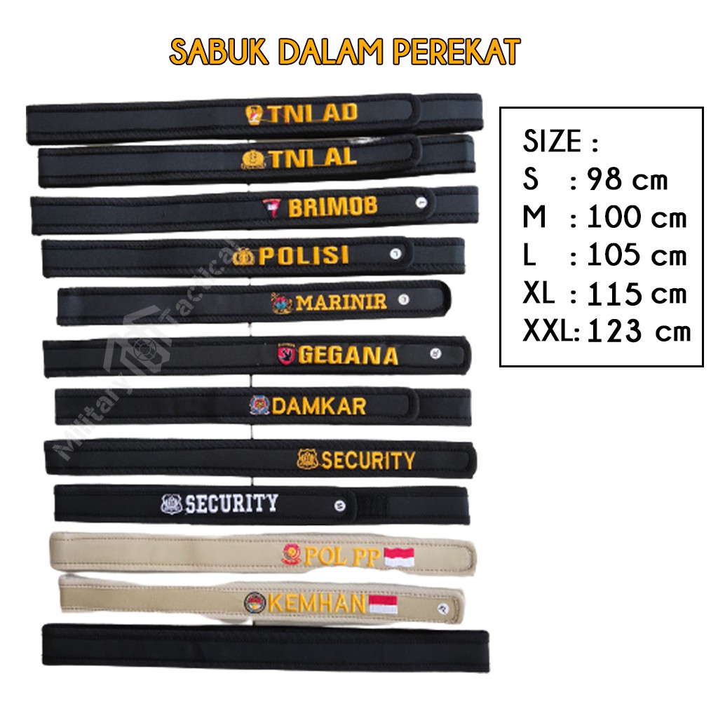 Sabuk Dalam | Sabuk Dalam Tactical | TNI | BRIMOB | SECURITY | POLISI | GEGANA | COD