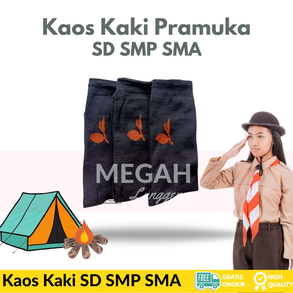 6 &amp; 12 Pcs Kaos Kaki Pramuka Sd Smp Sma-Kaos Kaki Pramuka Anak Sekolah Kaos Kaki Pramuka Anak Umur 7-12 tahun-Kaos Kaki Pramuka anak cowok -kaos kaki sekolah, kaos kaki sd, kaos kaki sekolah smp, kaos kaki putih anak sd, kaos kaki sma