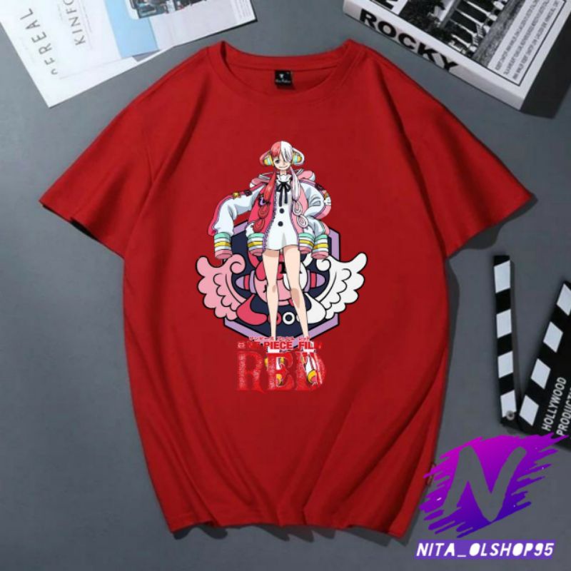 kaos anak one piece film red uta