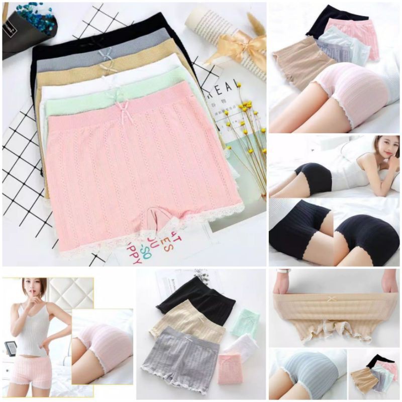 CD Celana Dalam Boxer Wanita Import FREESIZE