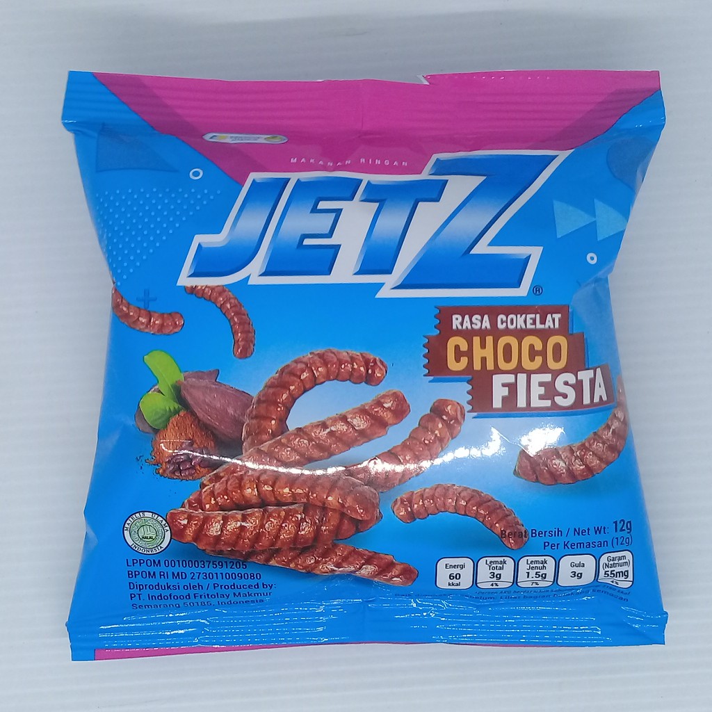 

Jetz Rasa CHOCO Fiesta 12 gram Snack / jajanan / Cemilan