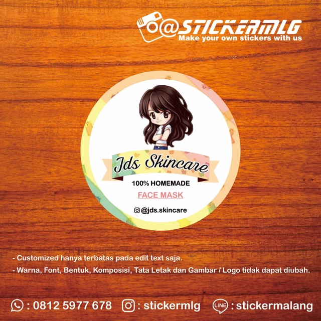 

Sticker Label Produk 052