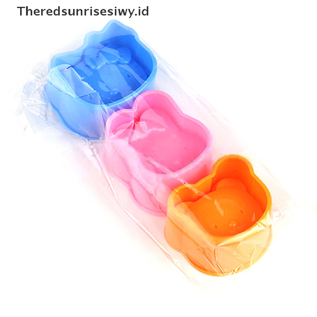 # Alat Rumah Tangga # 3pcs / SET Cetakan Nasi Bentuk Kartun Hewan Untuk Bento Sushi