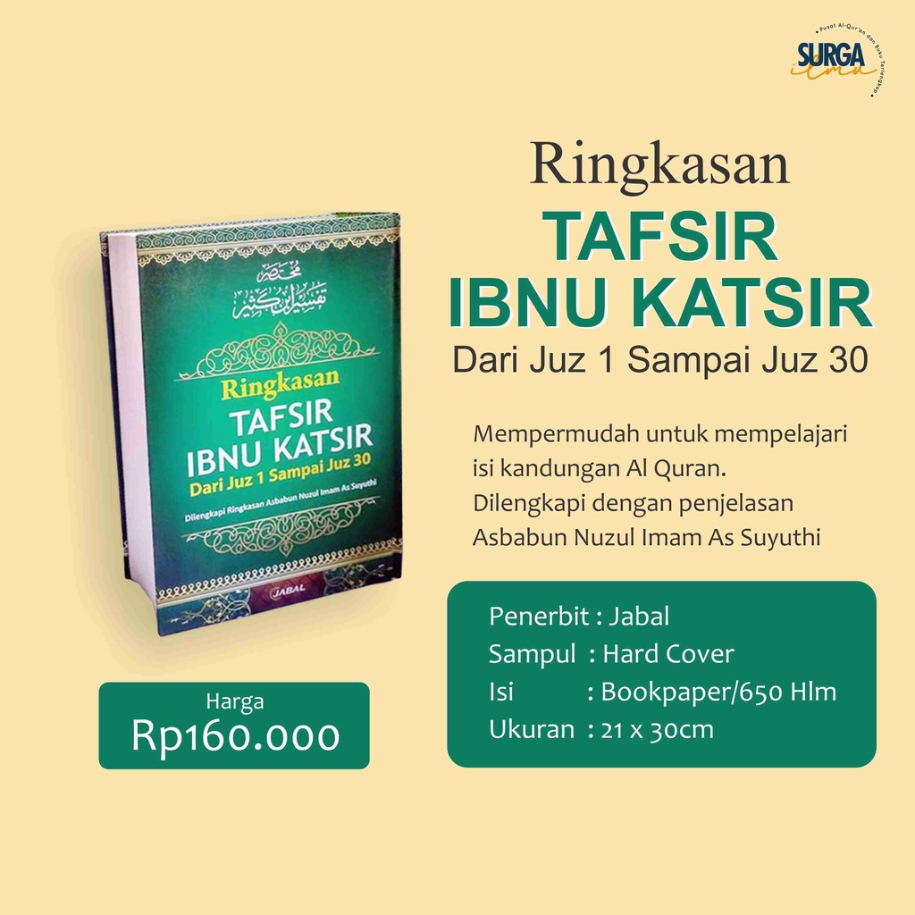 Tafsir Al Quran - Ringkasan Tafsir Ibnu Katsir Dari Juz 1 Sampai Juz 30