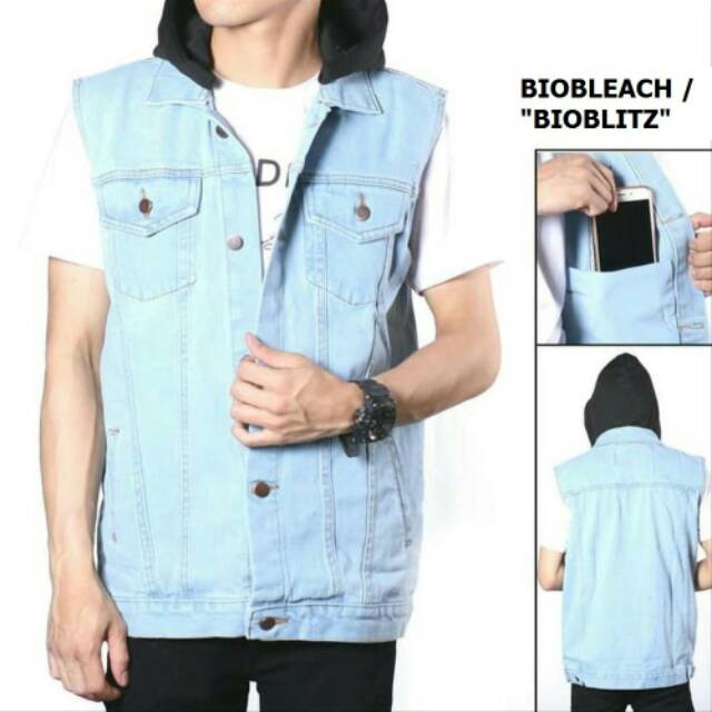 Rompi Jeans Hoodie