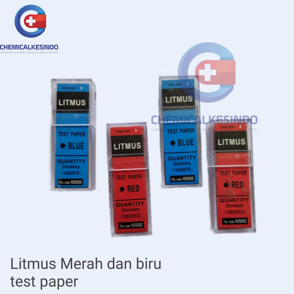 Kertas Lakmus Litmus Merah dan Biru
