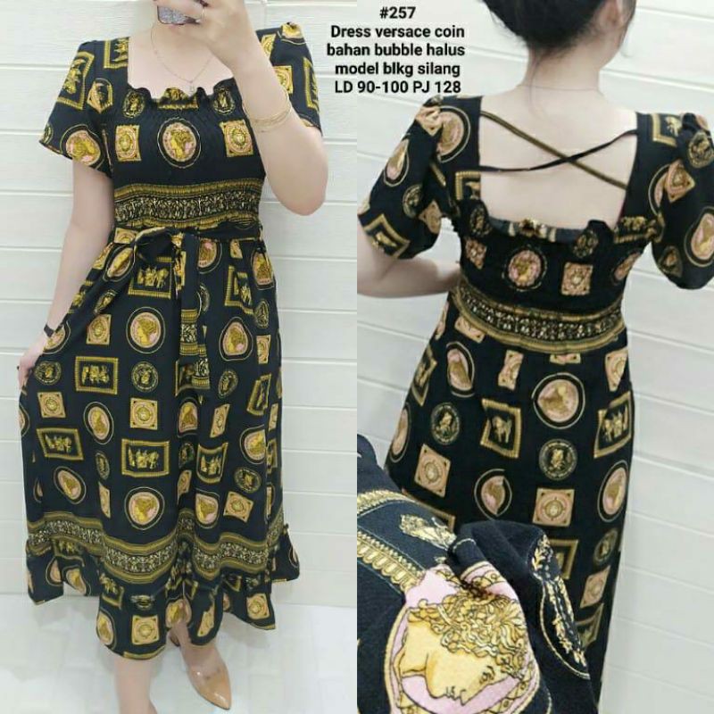 Dress versace coin 257