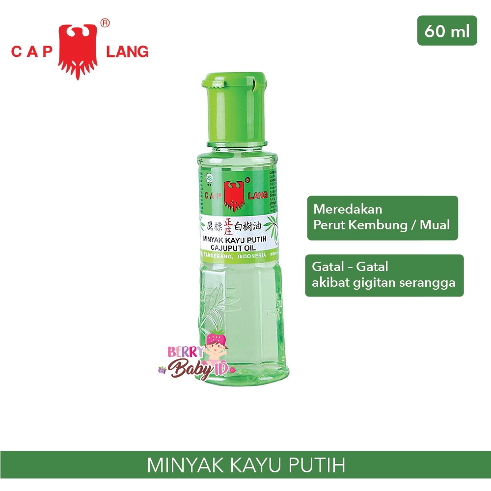 Cap Lang Minyak Kayu Putih Aroma Terapi Anak Dewasa 15 ml 30 ml 60 ml Berry Mart