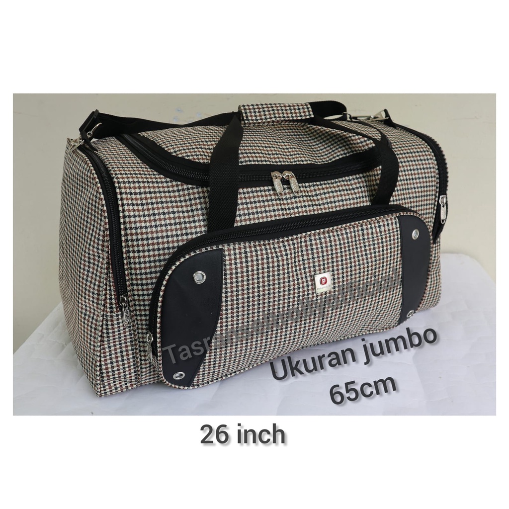 Tas Pakaian Travel Bag Polo Interclub 65x32x35 ukuran Jumbo 100%original.