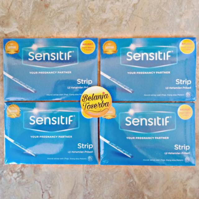 Test Hamil SENSITIF STRIP /Sensitif Strip Original / Tes Kehamilan / Test Sensitif Blue / Test HCG Pregnancy