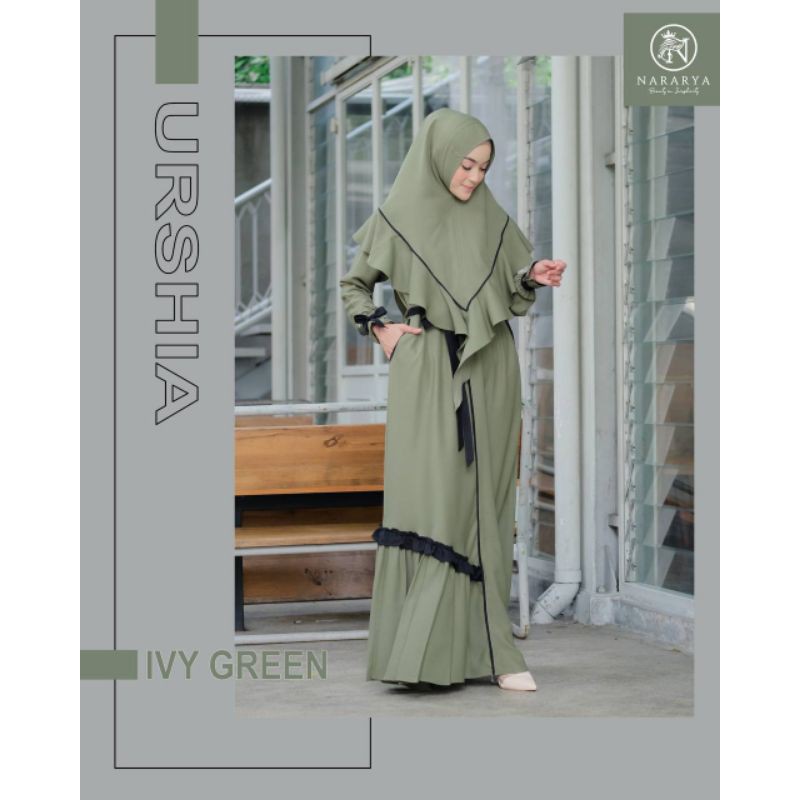 (HABISKAN STOK)GAMIS URSIA BY NARARYA PREMIUM/subseller resmi nararya premium/open reseller