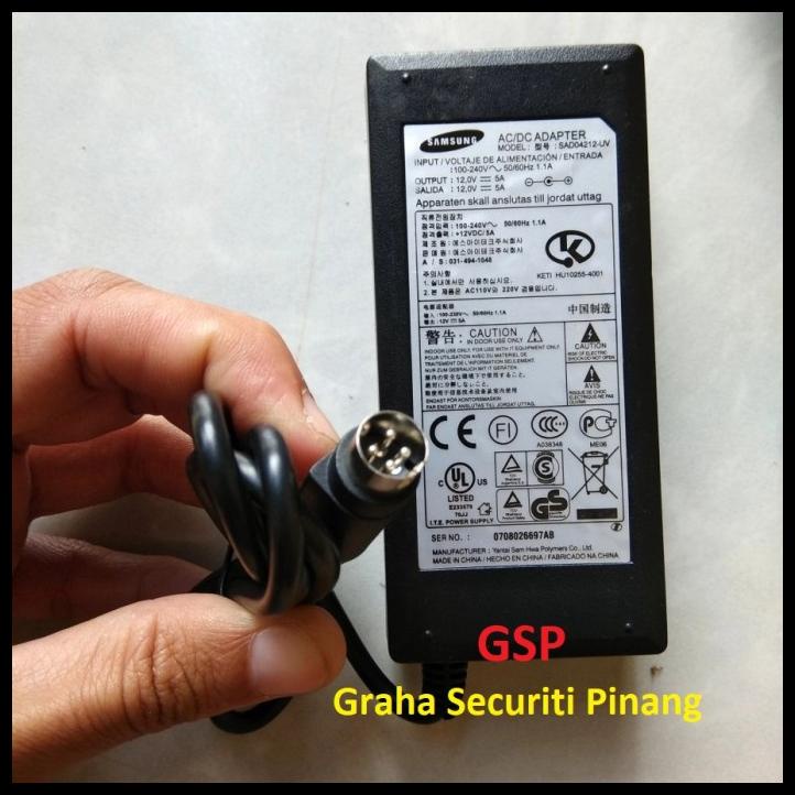 Adaptor Samsung Original 12V 5A 4Pin